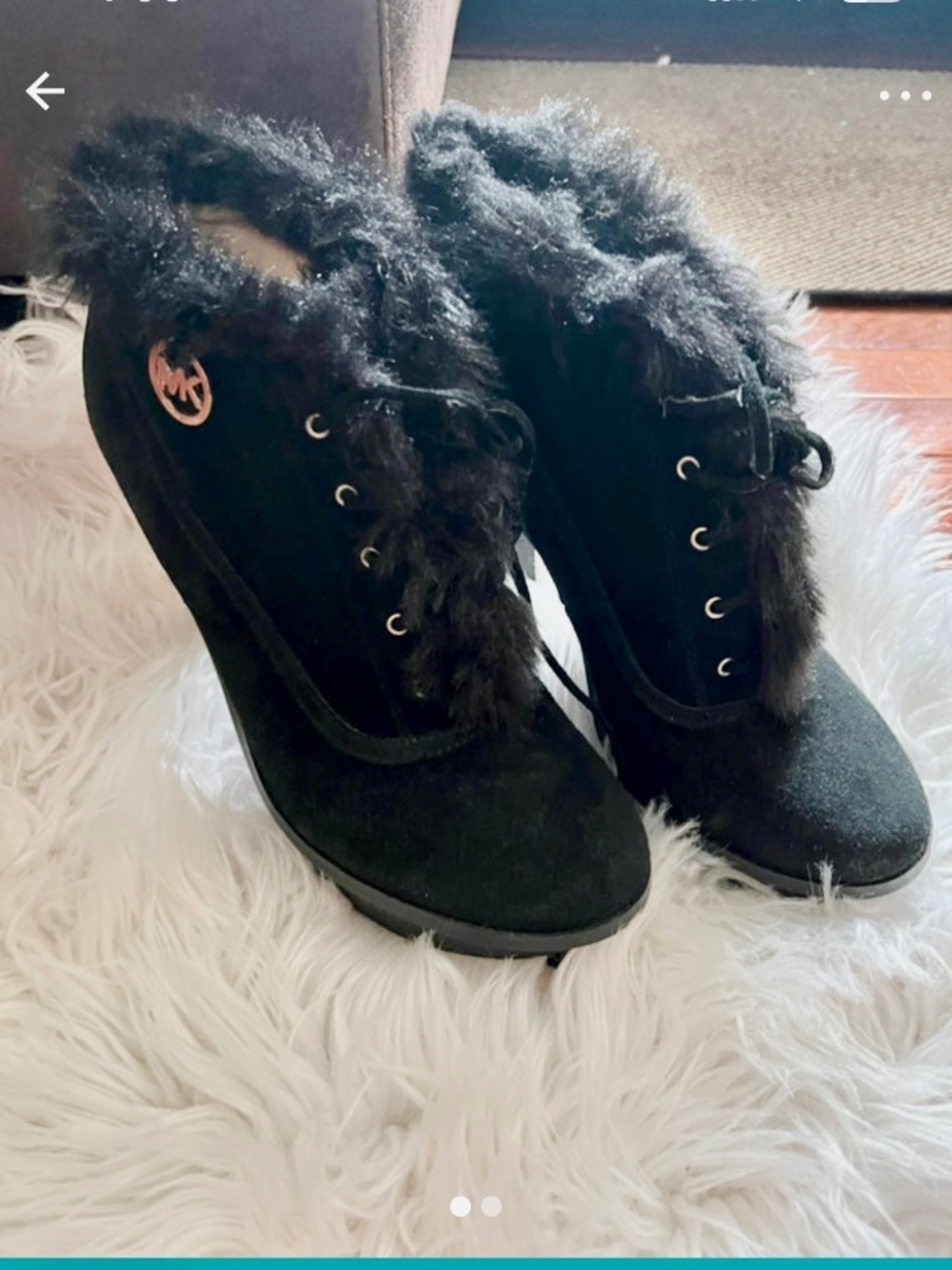 Sexy Michael Kors, black high heel ankle boots